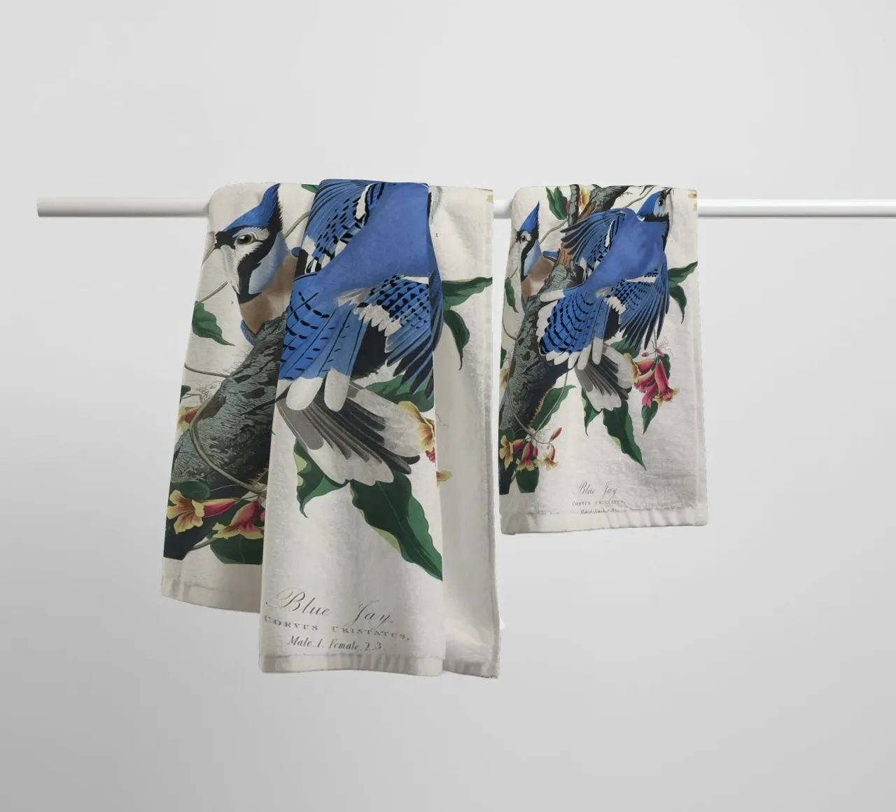Blue Jay from Birds asciugamano da bagno da vintageshop