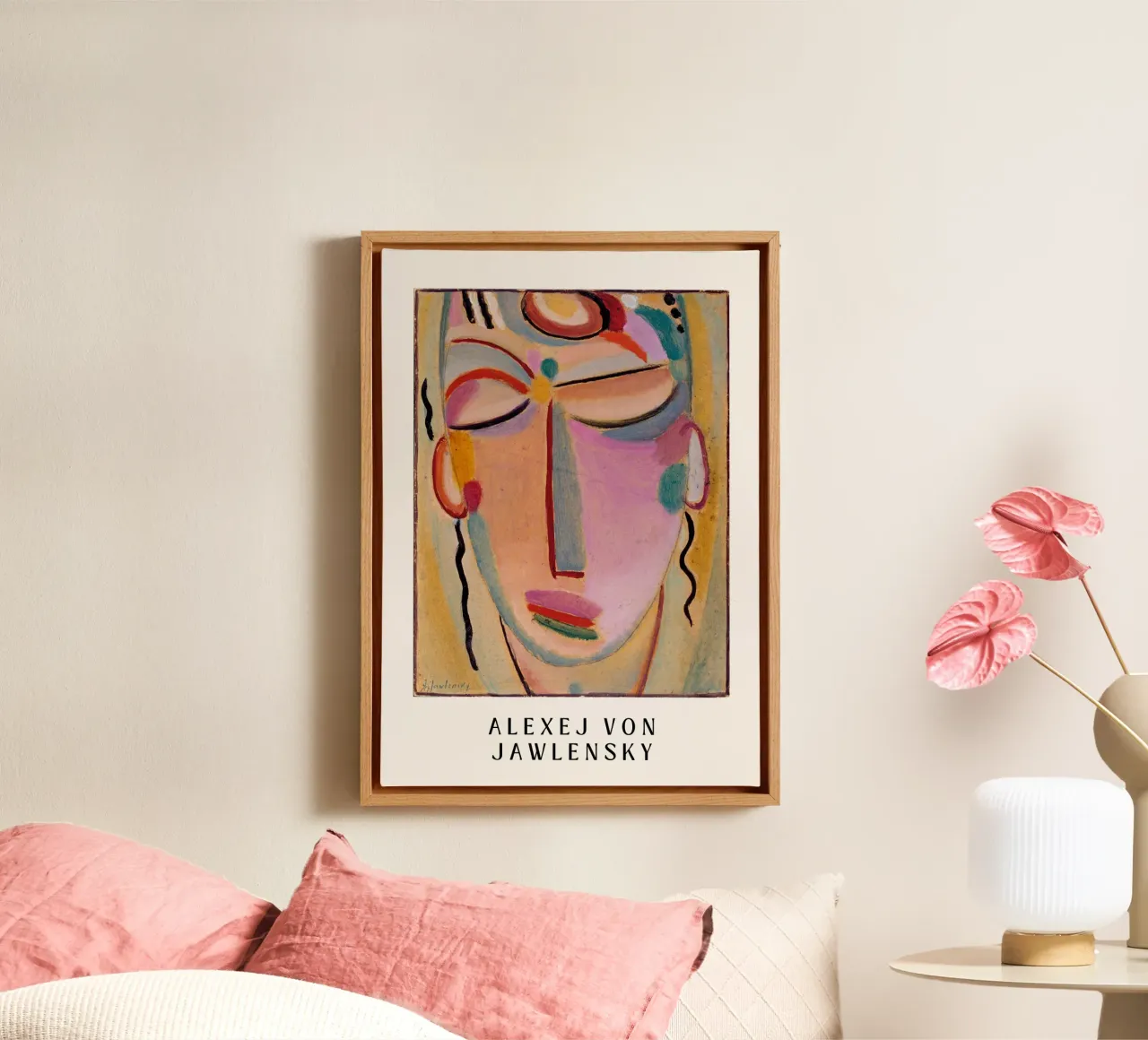 Alexej von Jawlensky - Abstract Face tela con Cornice a cassetta da Second Canvas