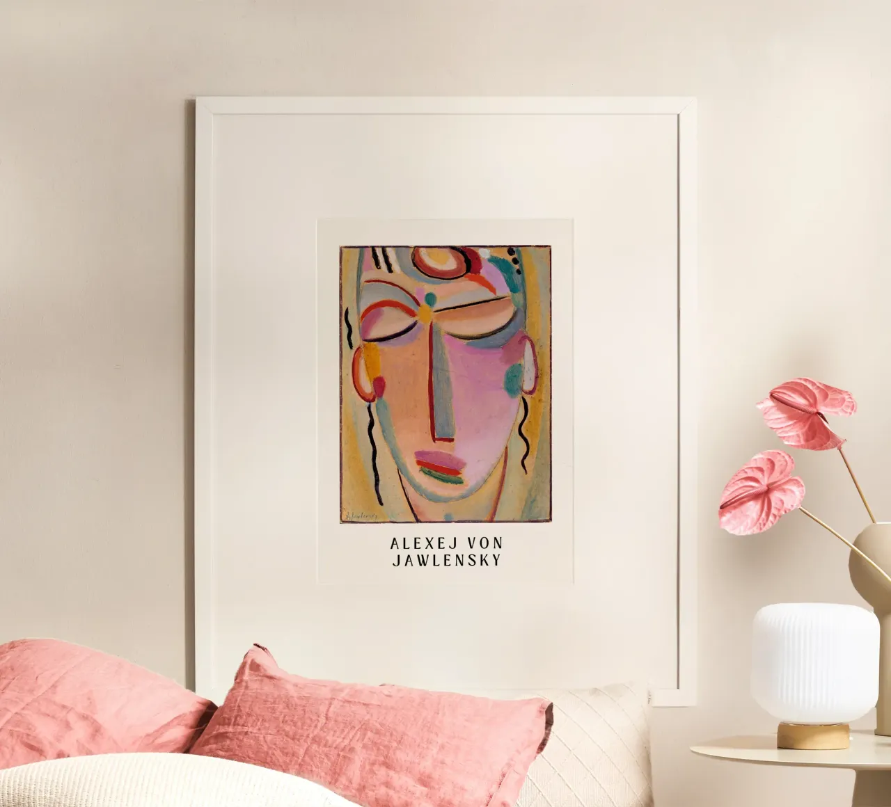 Alexej von Jawlensky - Abstract Face poster da Second Canvas