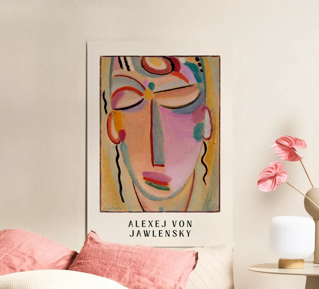Alexej von Jawlensky - Abstract Face poster da Second Canvas