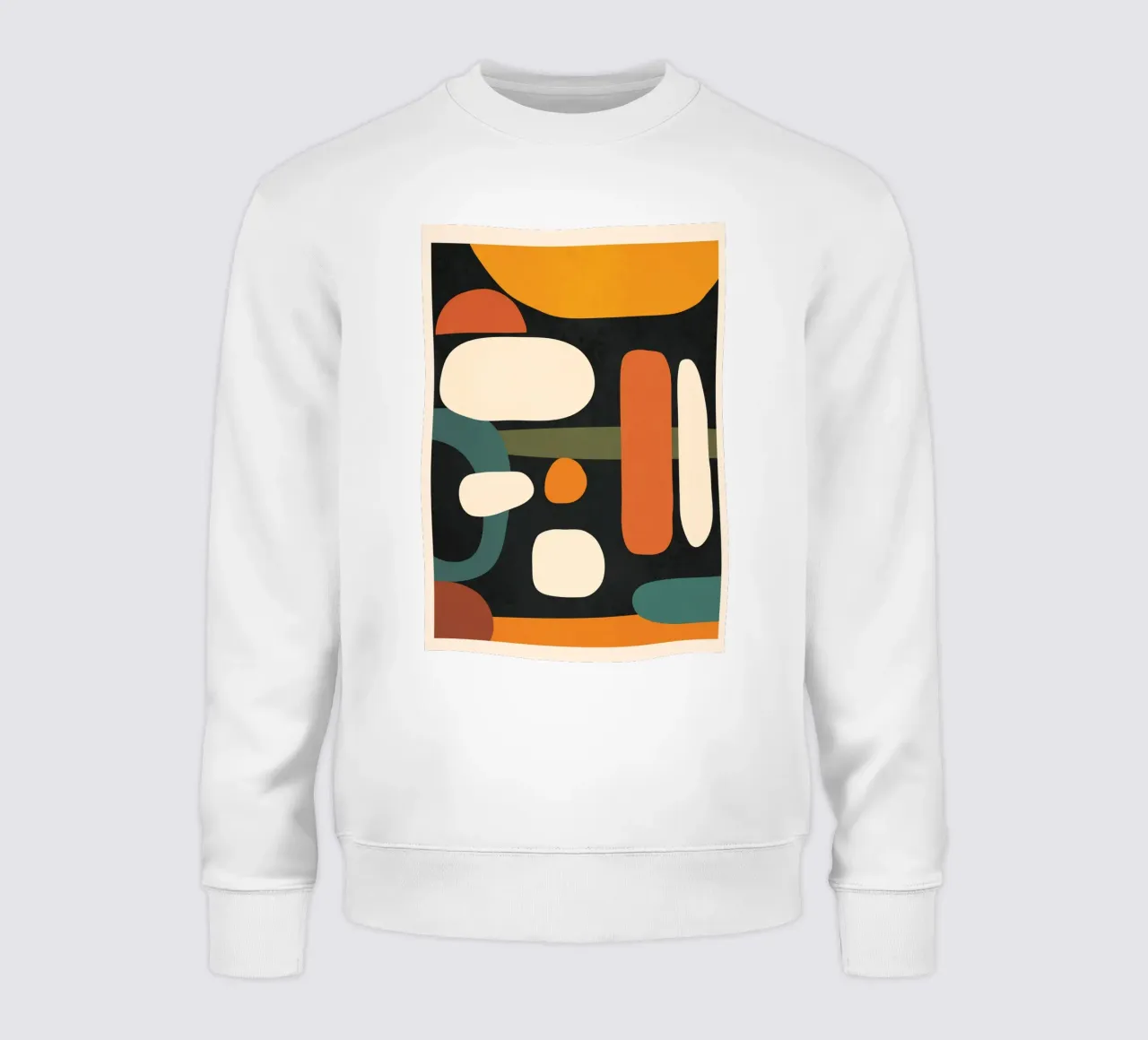 Abstract Shapes in the Skies 3 felpa da Flow Line