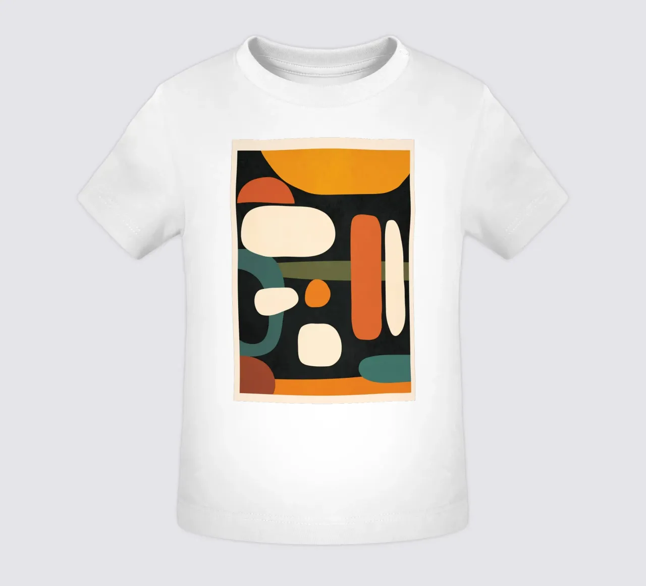 Abstract Shapes in the Skies 3 maglietta neonato da Flow Line