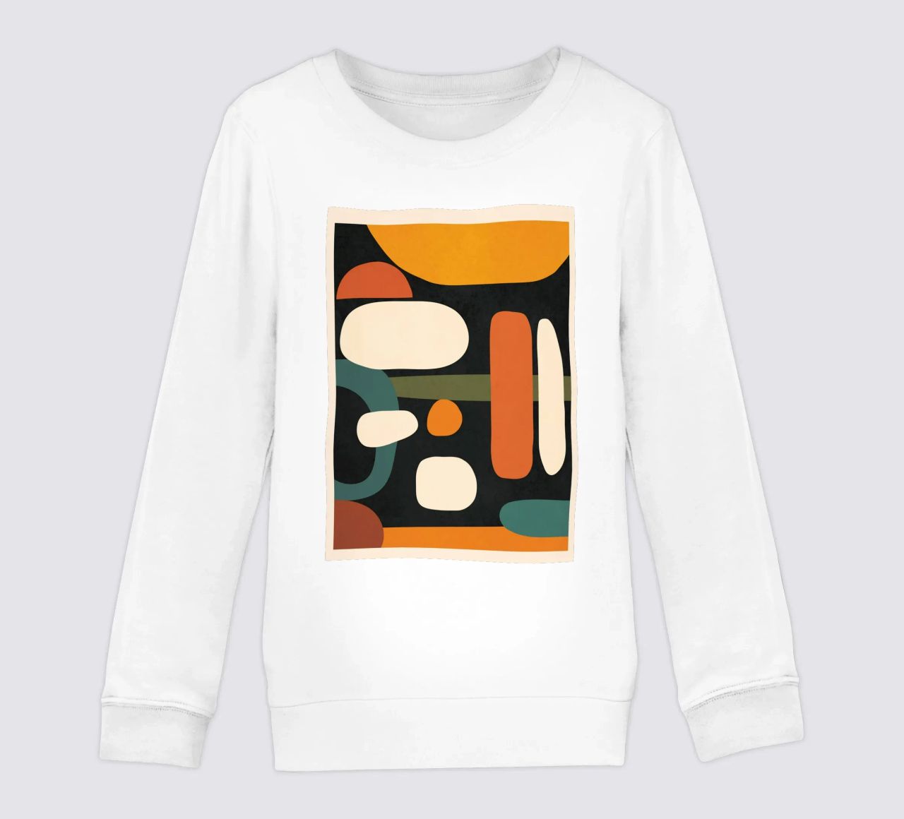 Abstract Shapes in the Skies 3 felpa bambino da Flow Line