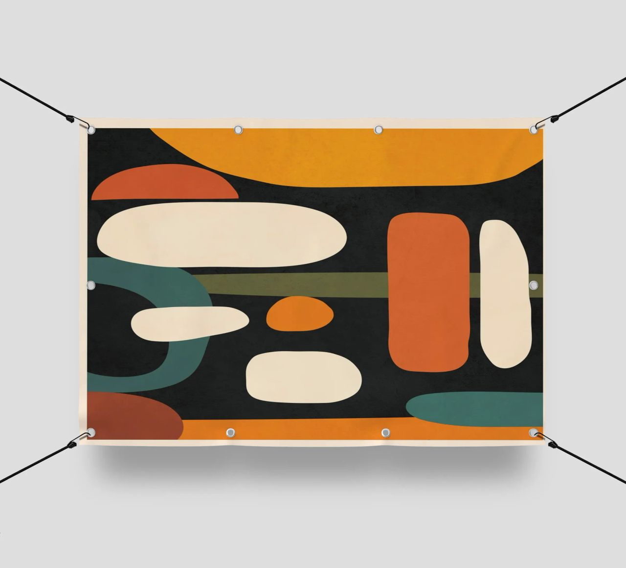 Abstract Shapes in the Skies 3 telo in pvc da Flow Line