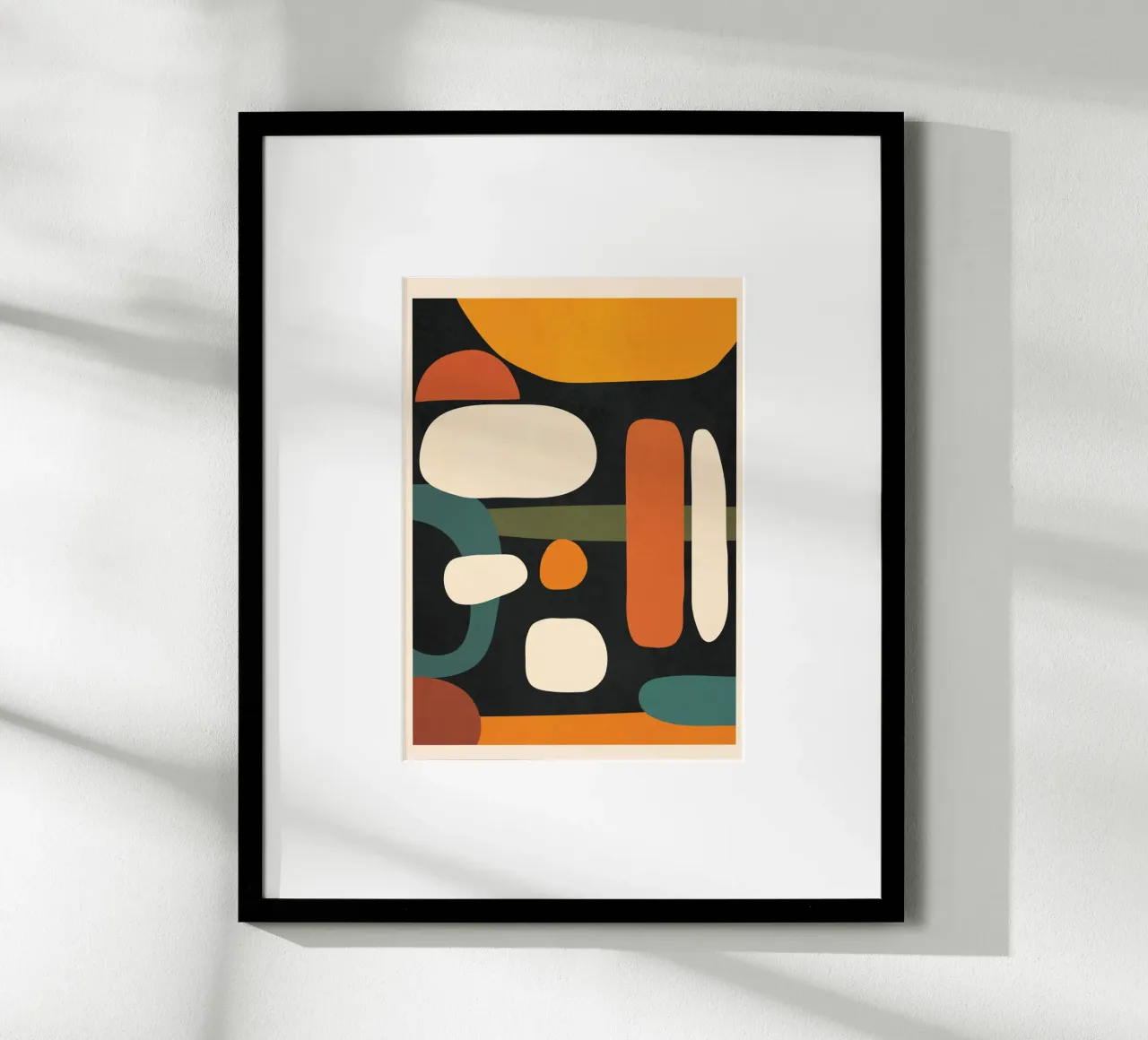Abstract Shapes in the Skies 3 carta hahnemühle da Flow Line