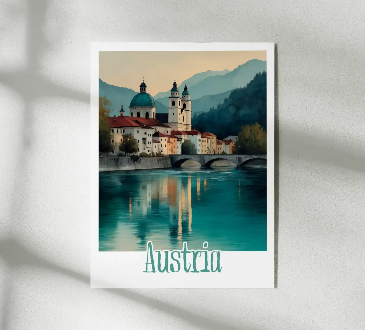 Affiche Autriche plexiglass da Frame the World