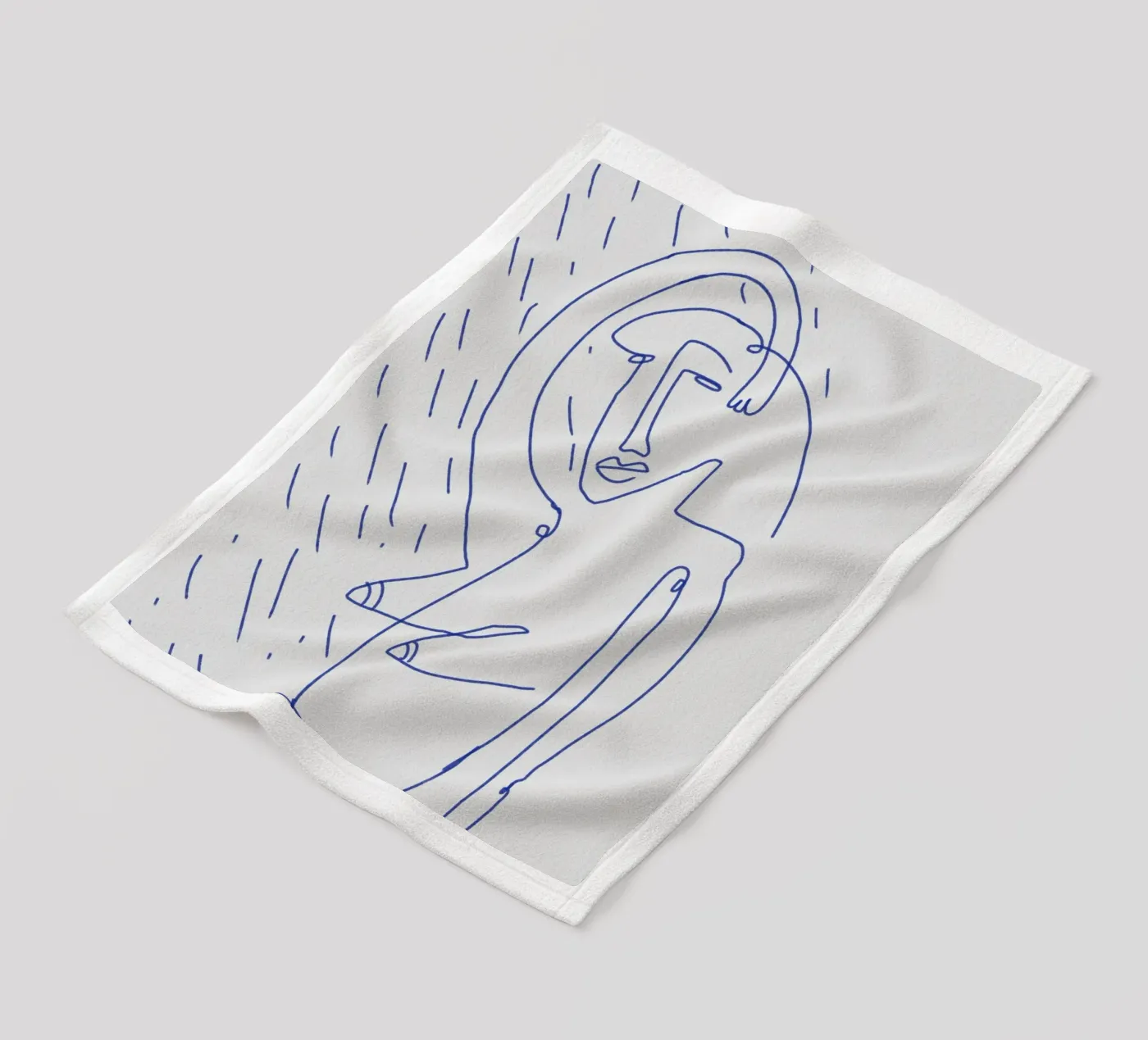 Shower plaid polaire de Little Dean