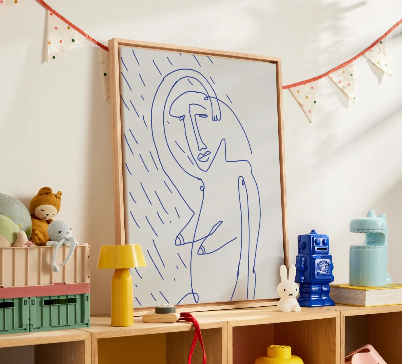 Shower canvas van Little Dean