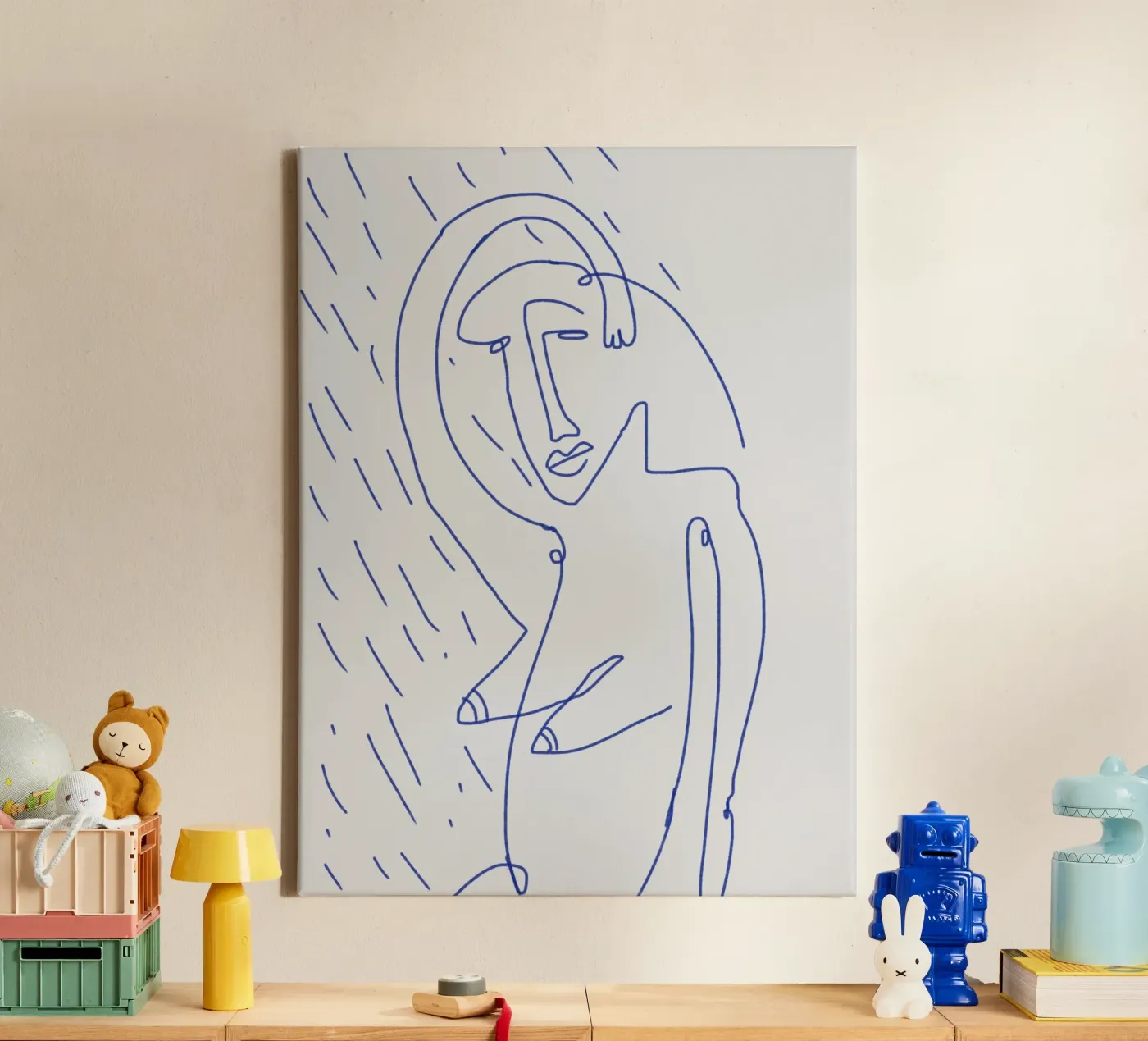 Shower canvas van Little Dean