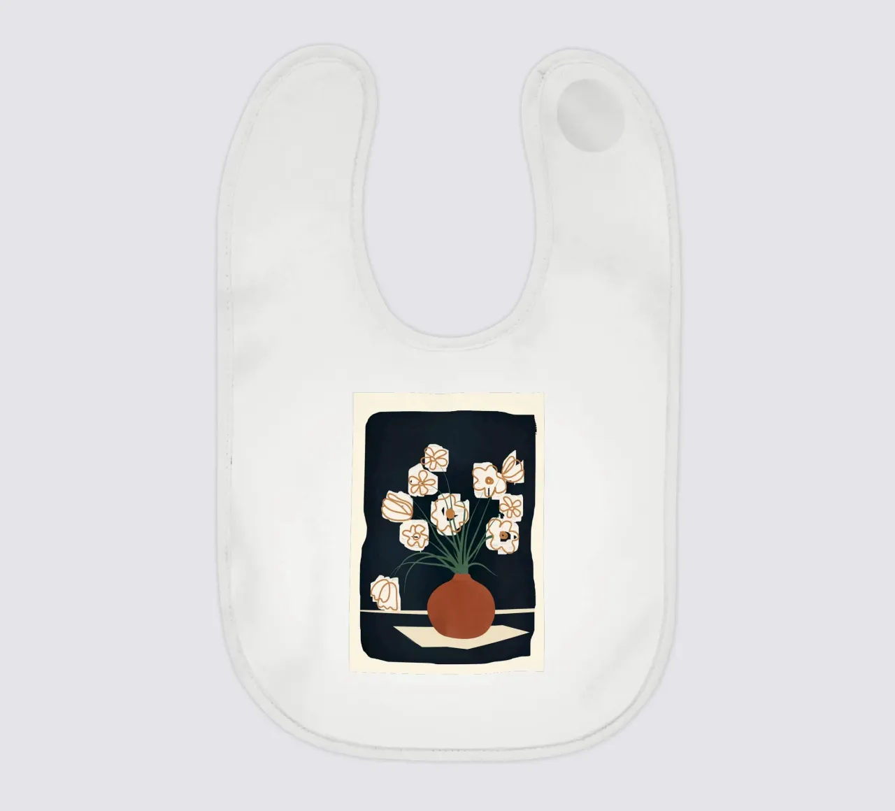 Flowers 2 bavaglino da cityart