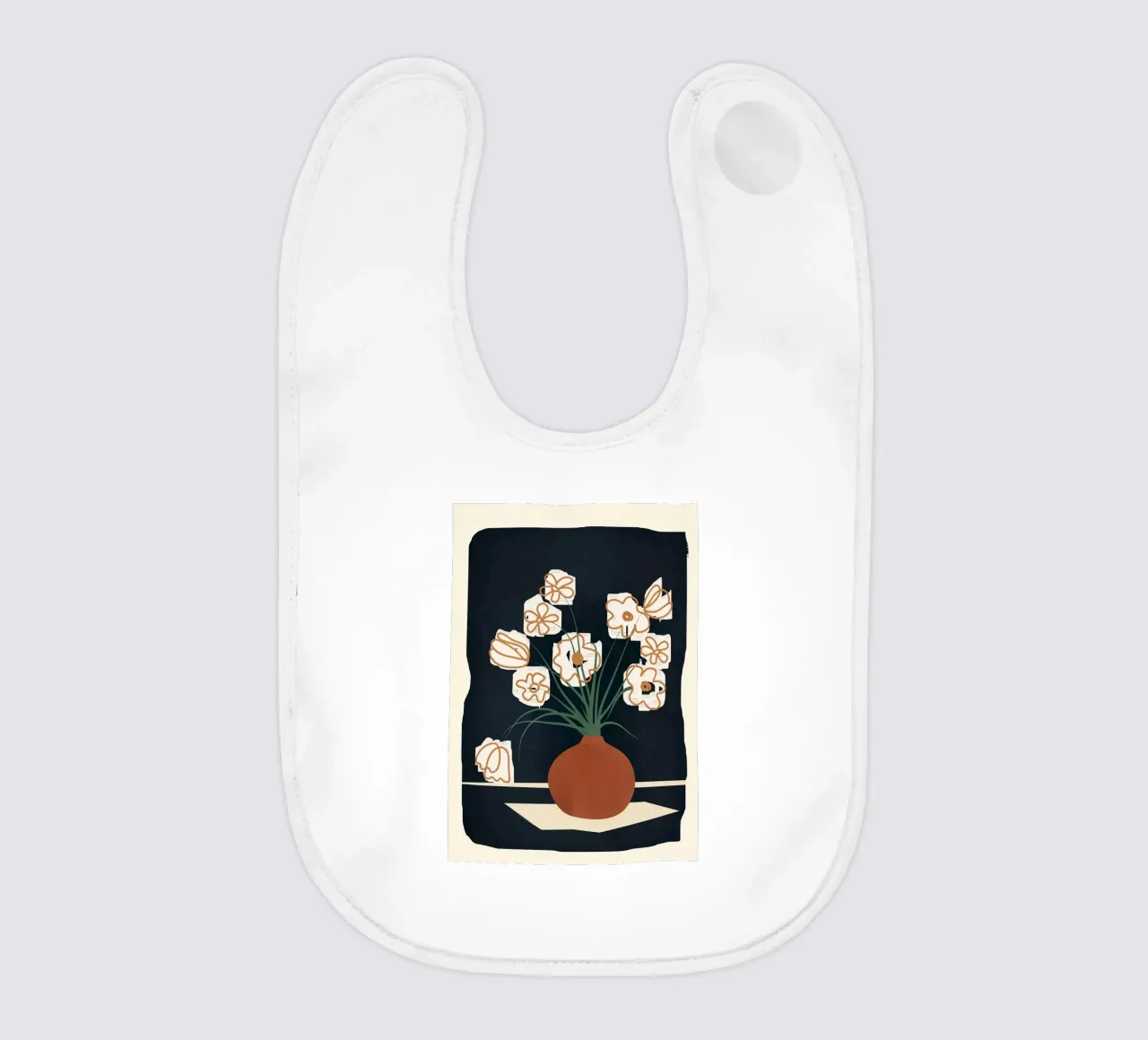 Flowers 2 bavaglino da cityart