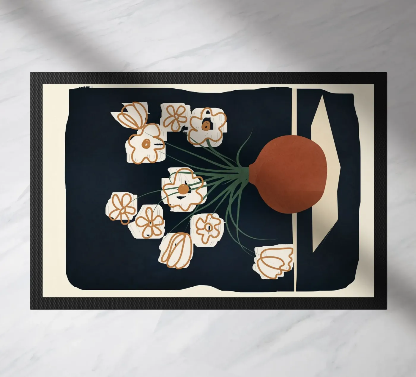 Flowers 2 deurmat van cityart