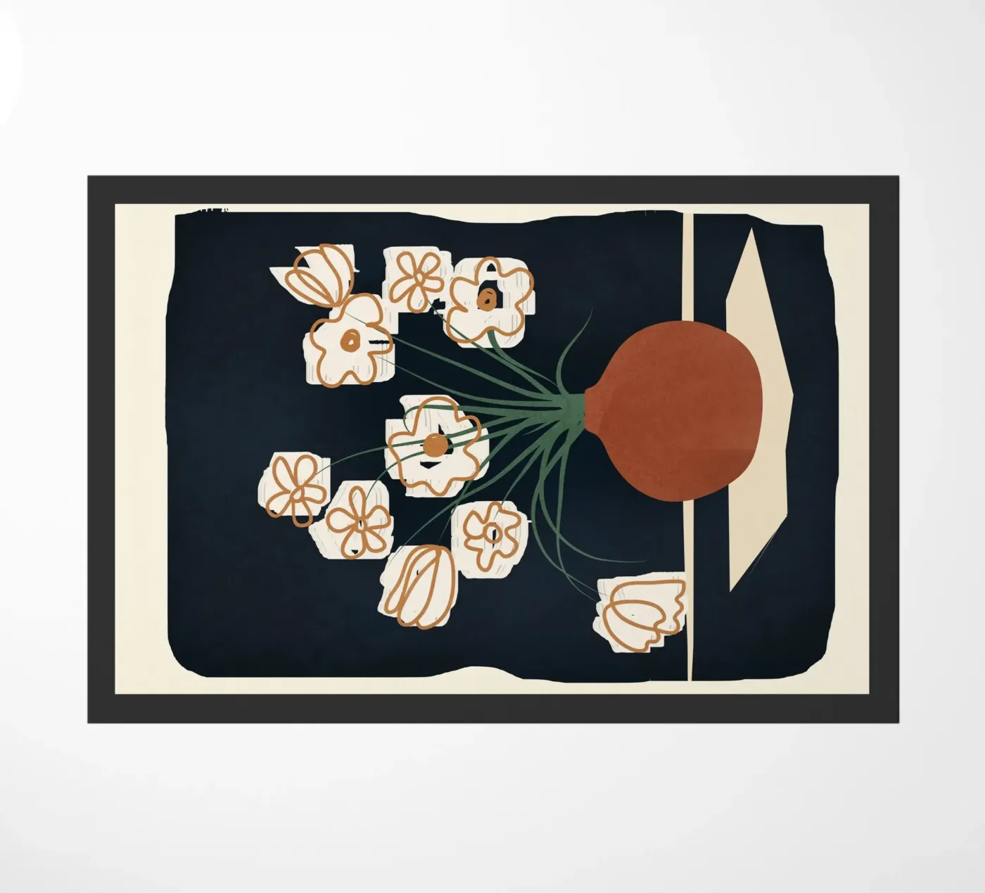 Flowers 2 deurmat van cityart