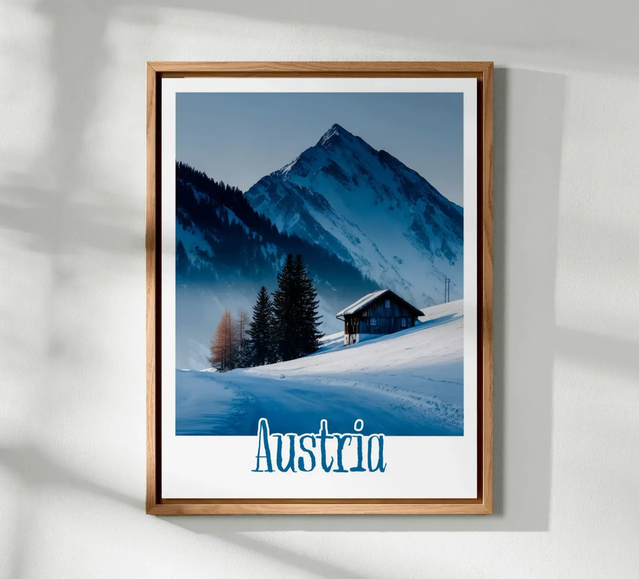 Affiche Autriche alluminio dibond da Frame the World
