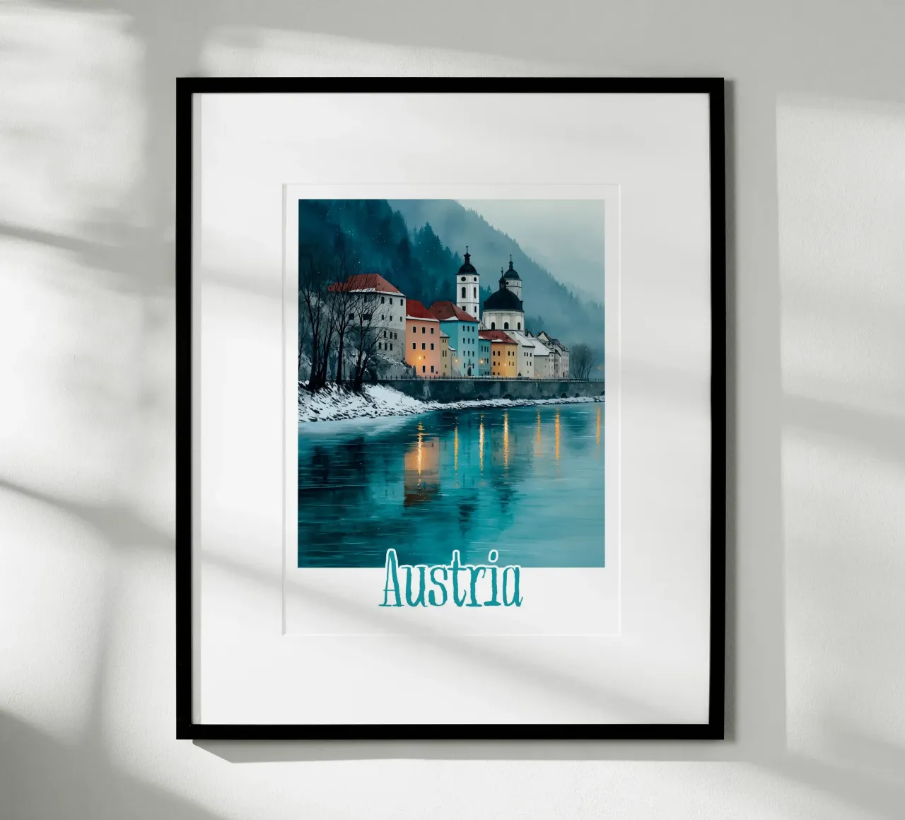 Affiche Autriche poster da Frame the World