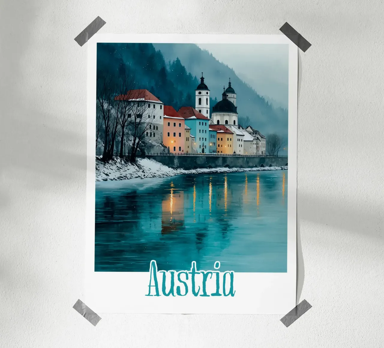 Affiche Autriche poster da Frame the World
