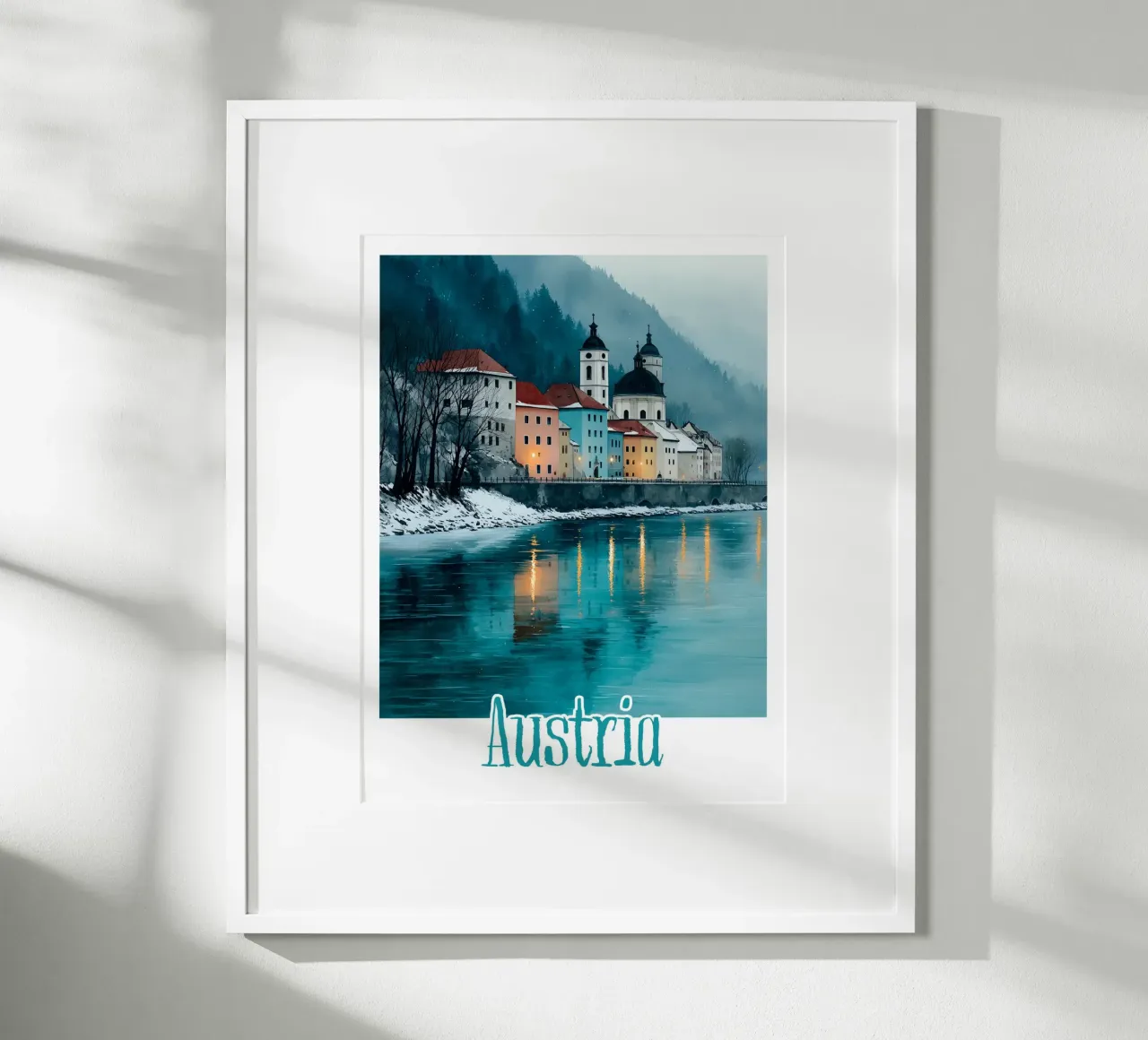 Affiche Autriche poster da Frame the World