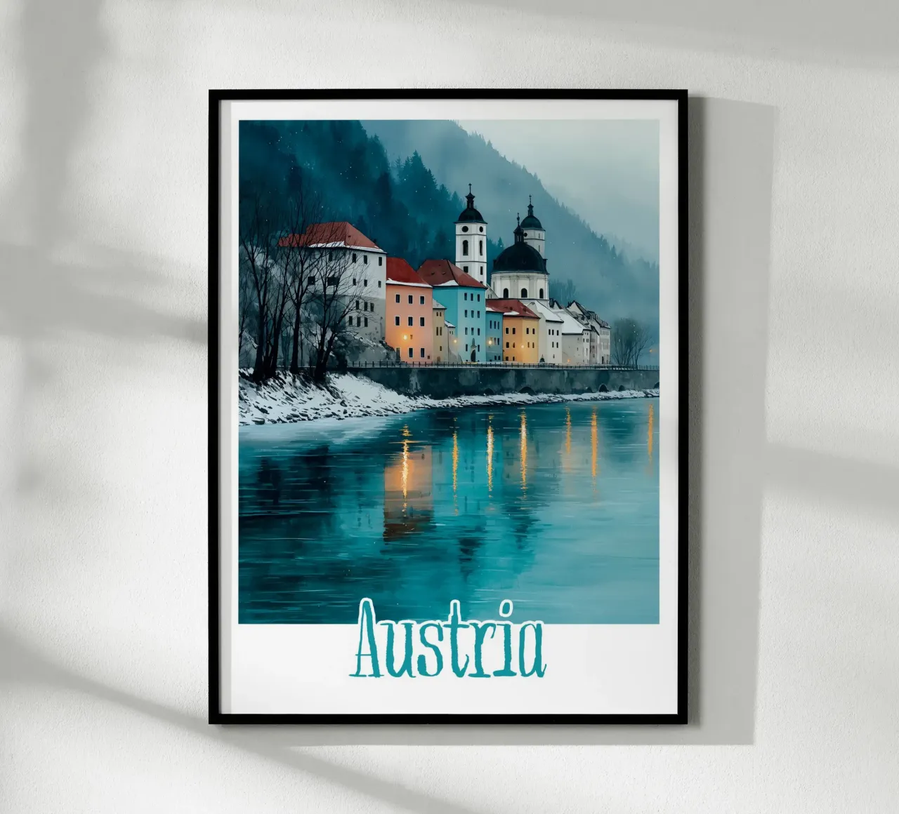 Affiche Autriche poster da Frame the World