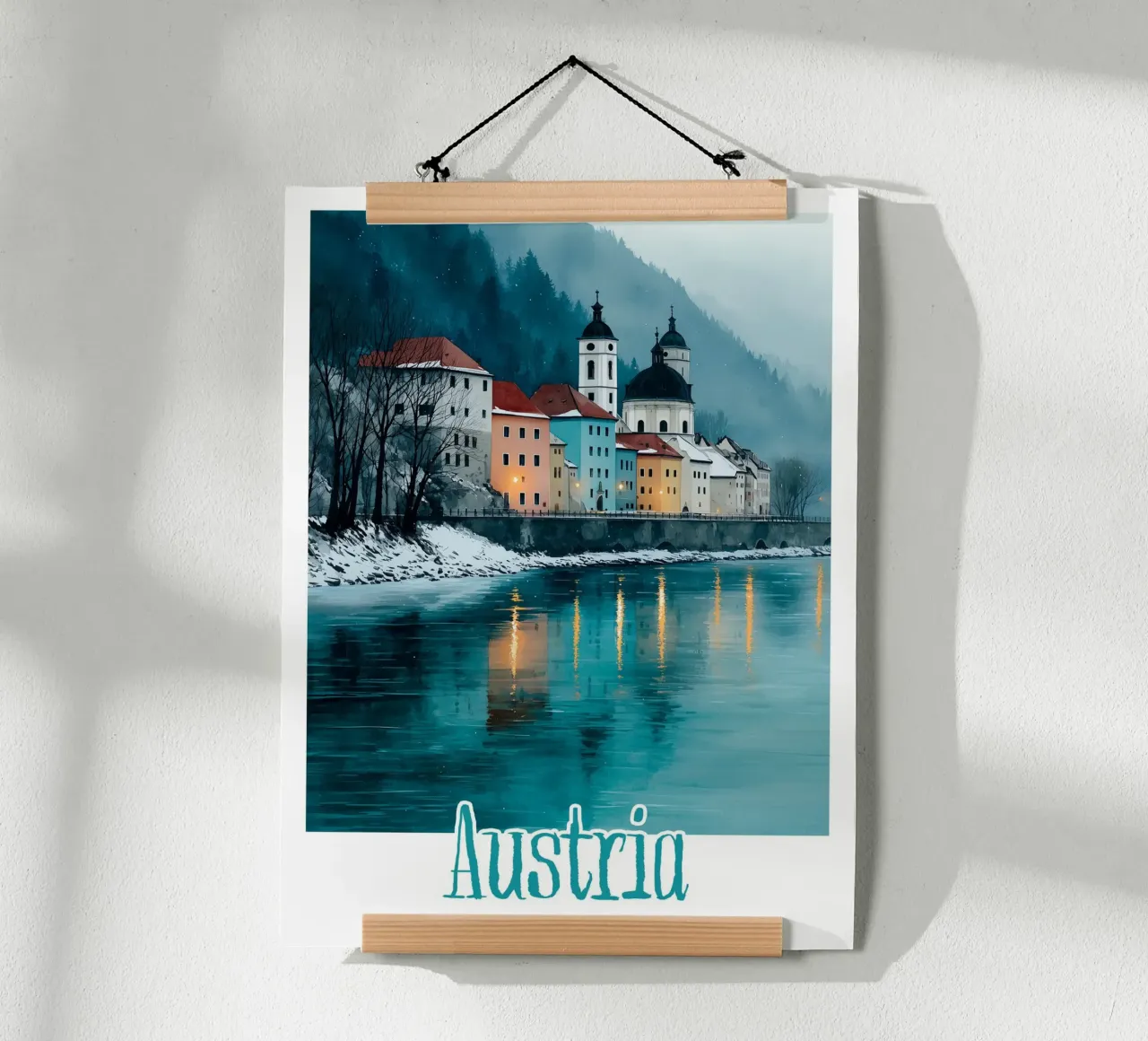 Affiche Autriche poster da Frame the World