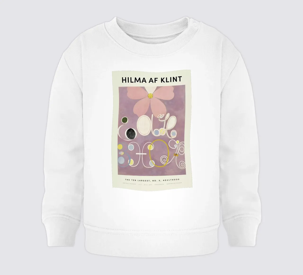 Hilma af Klint - The Ten Largest, No. 5 baby sweatshirt van Vintage by JUNIQE