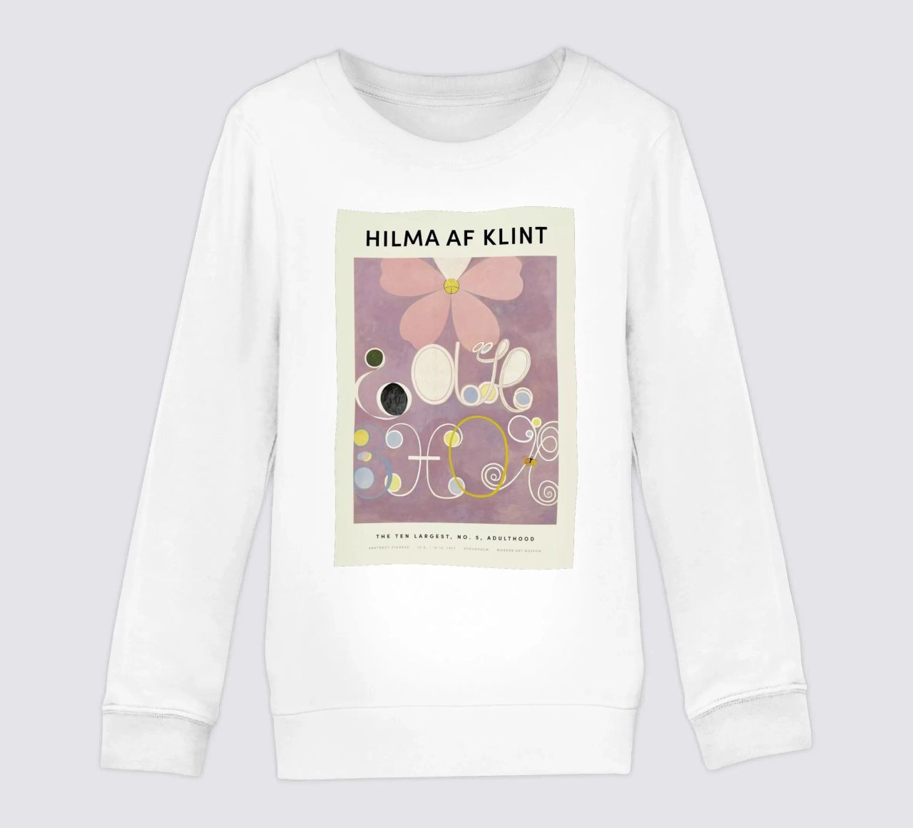 Hilma af Klint - The Ten Largest, No. 5 felpa bambino da Vintage by JUNIQE