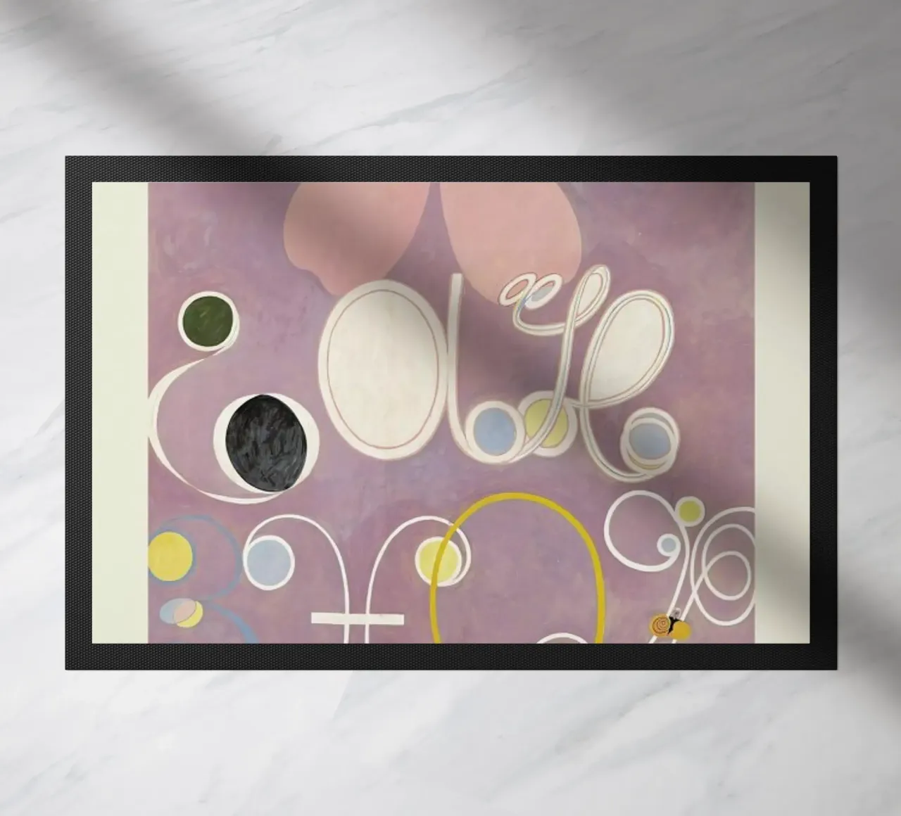 Hilma af Klint - The Ten Largest, No. 5 felpudo de Vintage by JUNIQE