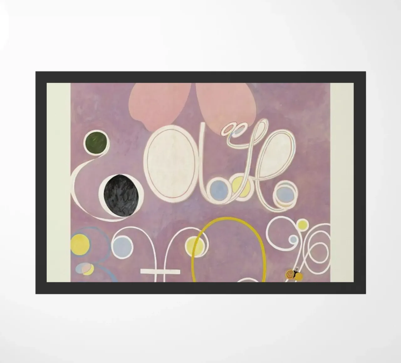 Hilma af Klint - The Ten Largest, No. 5 felpudo de Vintage by JUNIQE