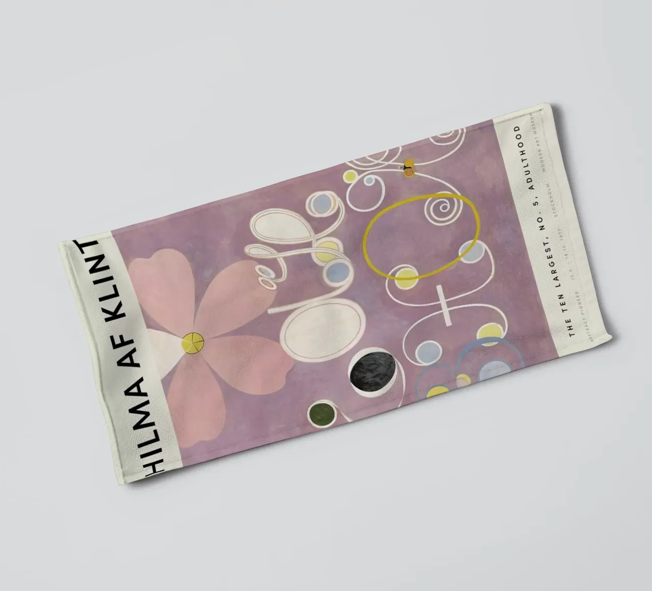 Hilma af Klint - The Ten Largest, No. 5 asciugamano da bagno da Vintage by JUNIQE