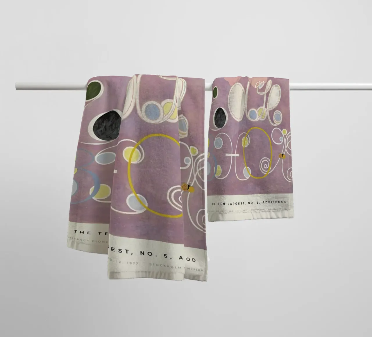 Hilma af Klint - The Ten Largest, No. 5 asciugamano da bagno da Vintage by JUNIQE