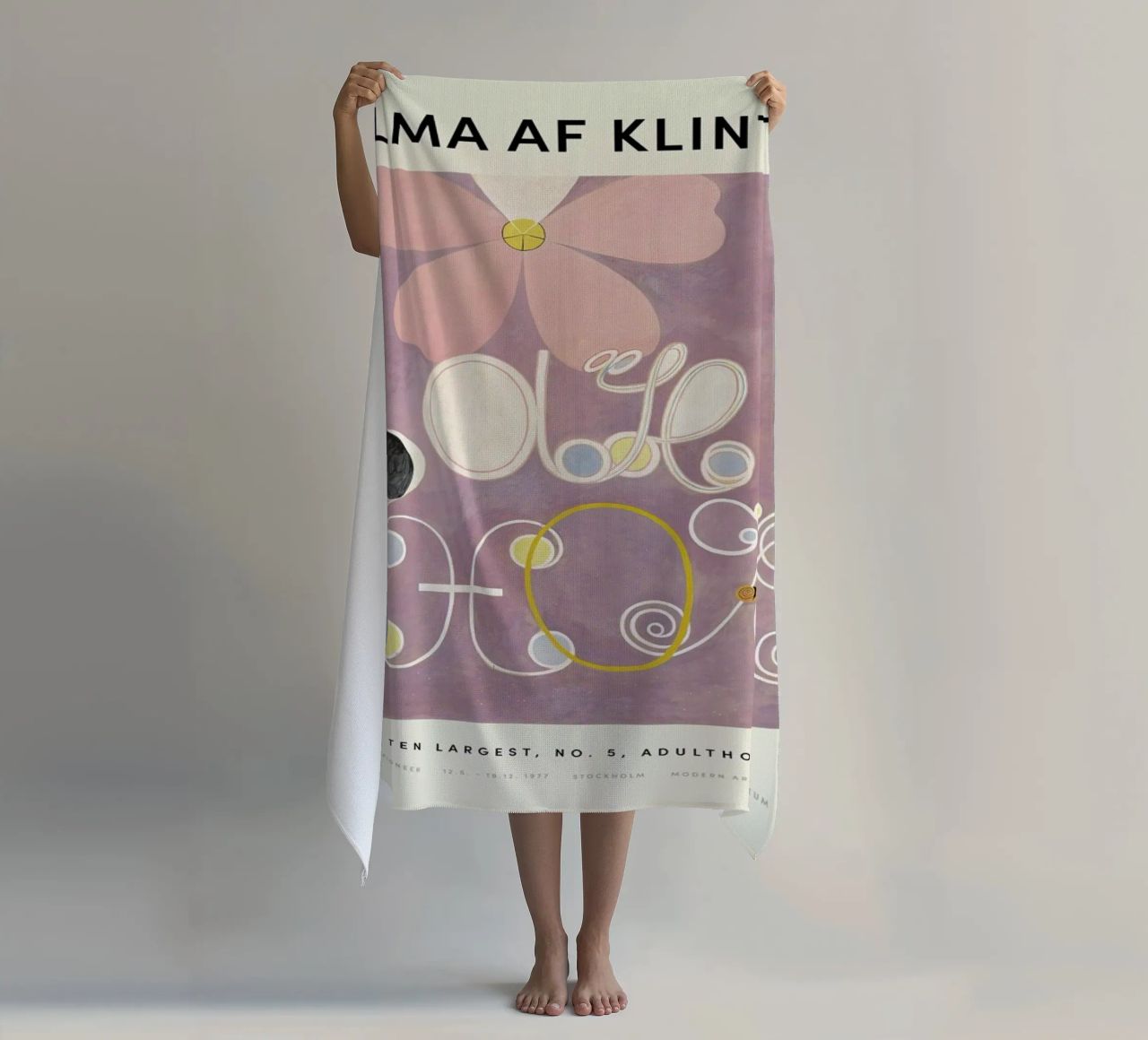Hilma af Klint - The Ten Largest, No. 5 telo mare da Vintage by JUNIQE