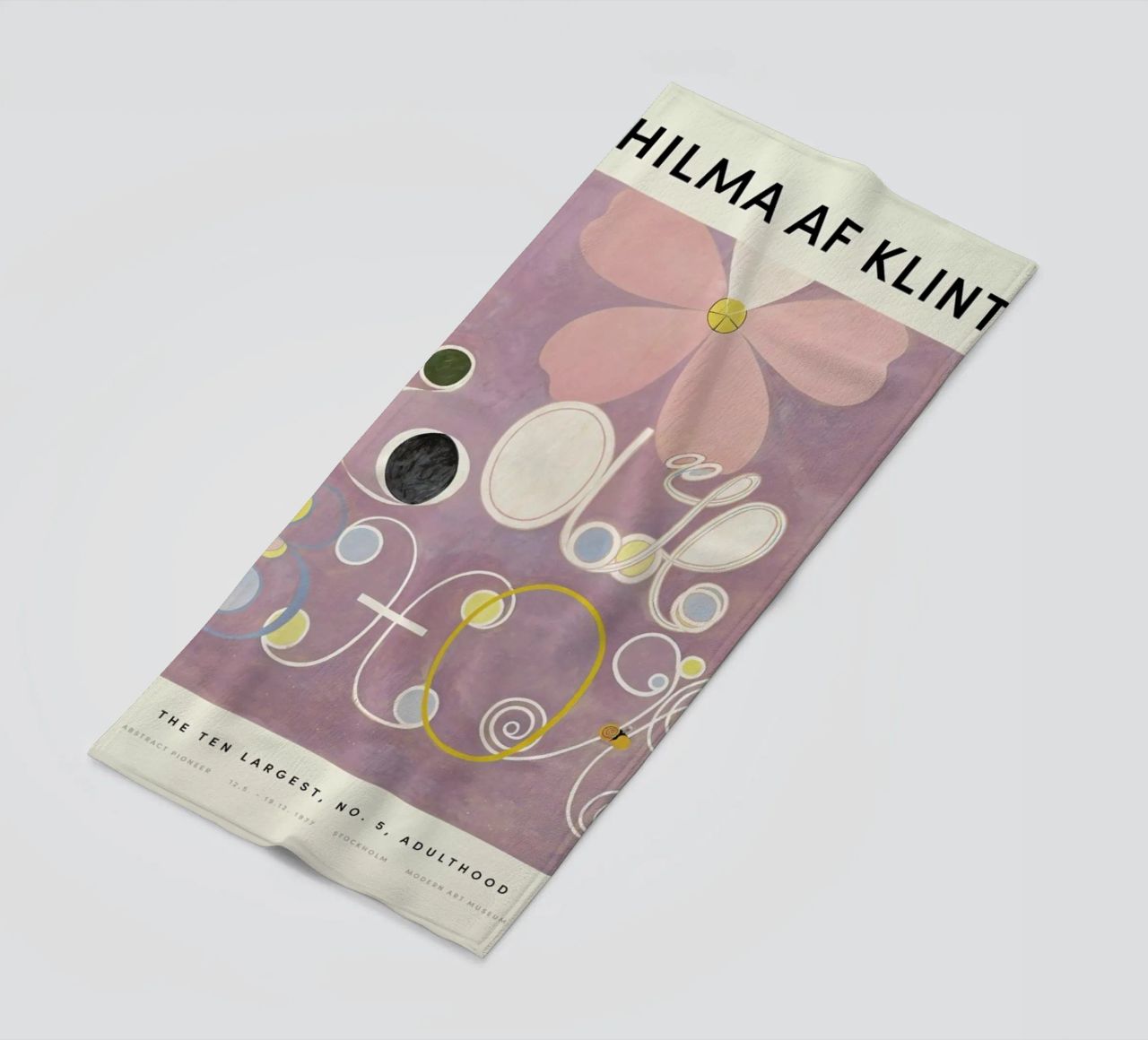 Hilma af Klint - The Ten Largest, No. 5 telo mare da Vintage by JUNIQE