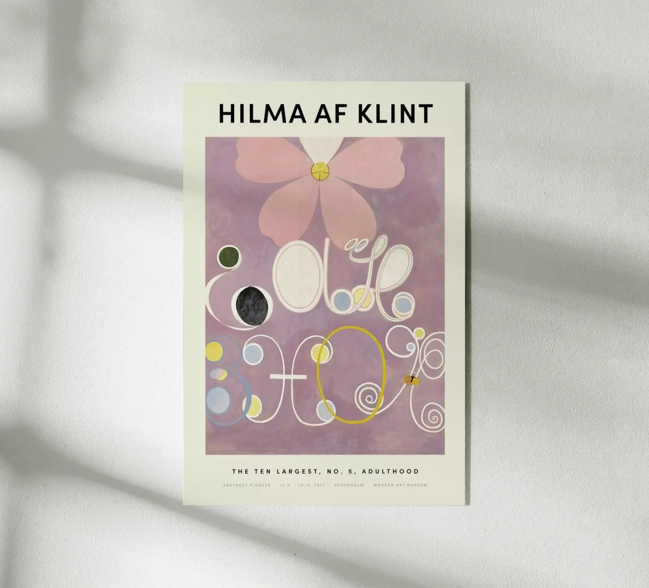 Hilma af Klint - The Ten Largest, No. 5 plexiglass da Vintage by JUNIQE