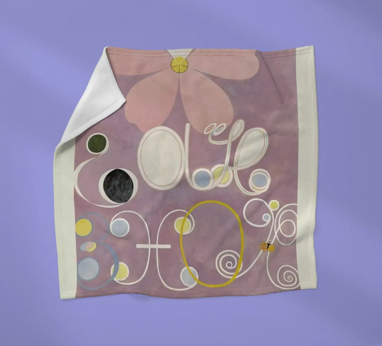 Hilma af Klint - The Ten Largest, No. 5 coperta in pile da Vintage by JUNIQE