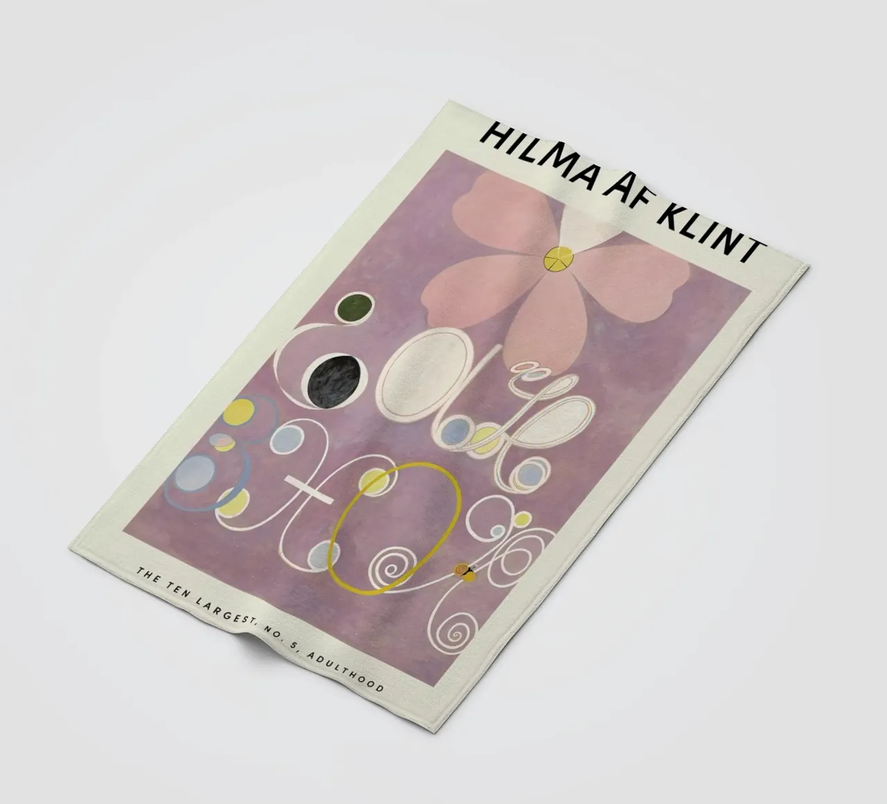 Hilma af Klint - The Ten Largest, No. 5 coperta in pile da Vintage by JUNIQE