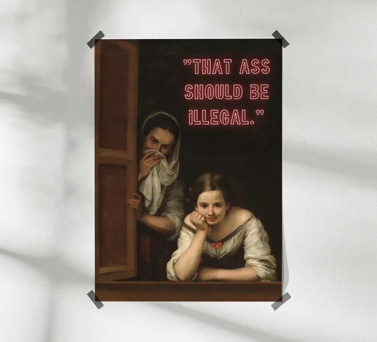 Two Woman at a Window poster da Second Canvas