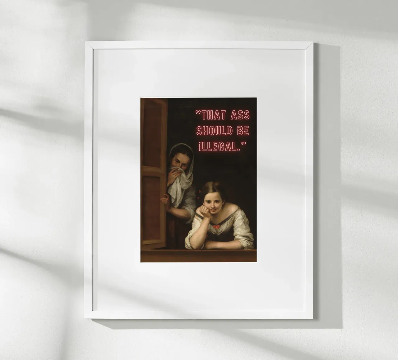 Two Woman at a Window poster da Second Canvas