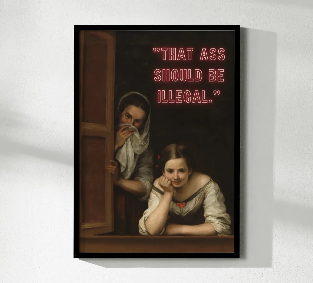 Two Woman at a Window poster da Second Canvas