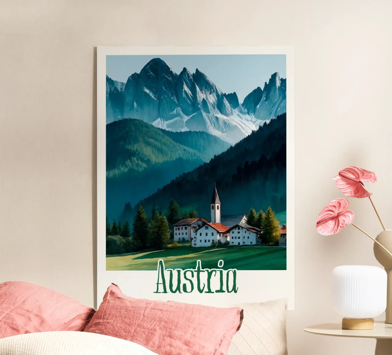 Affiche Autriche plexiglass da Frame the World