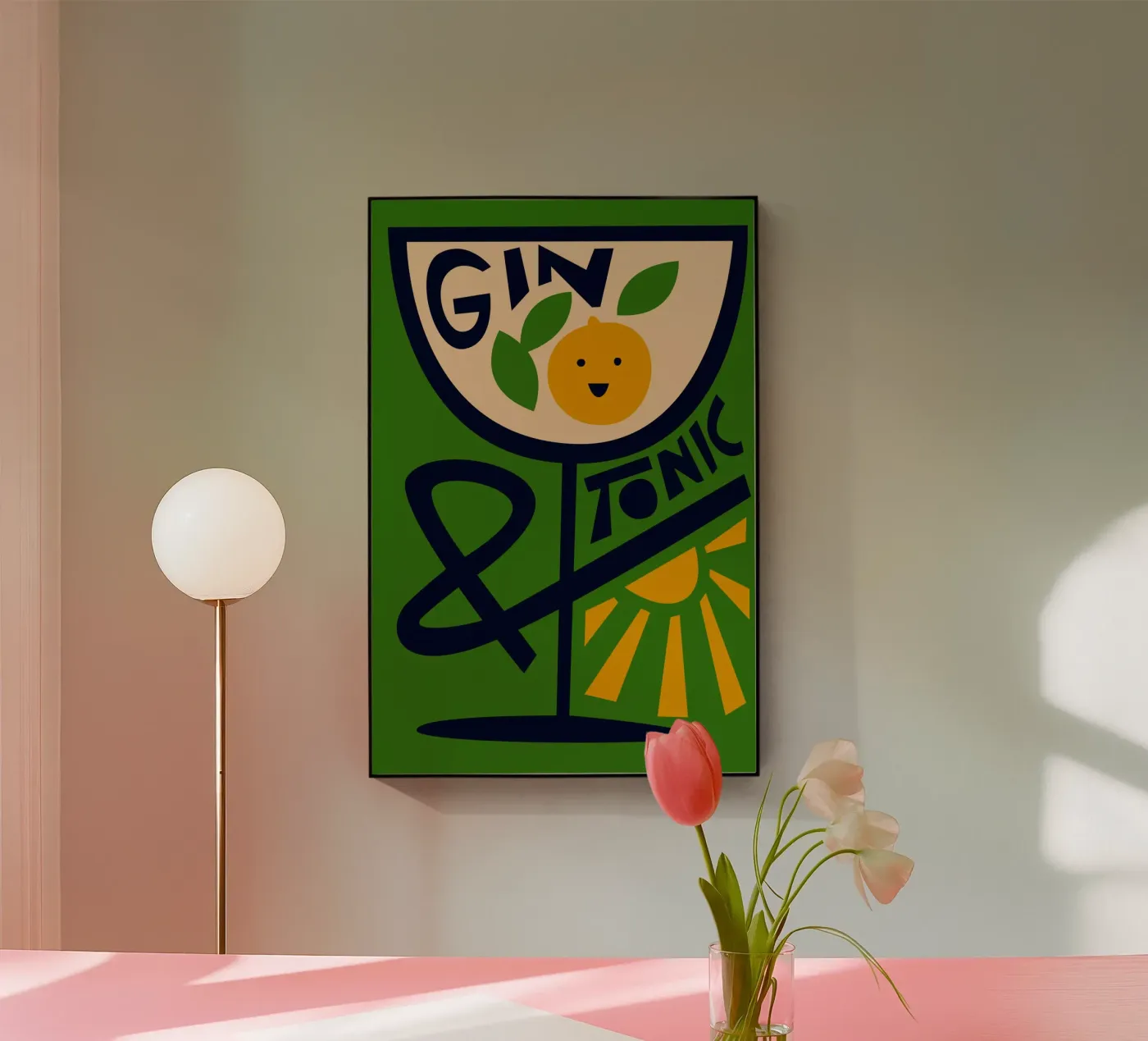 Cocktail di Gin e Tonic plexiglass da Fox & Velvet