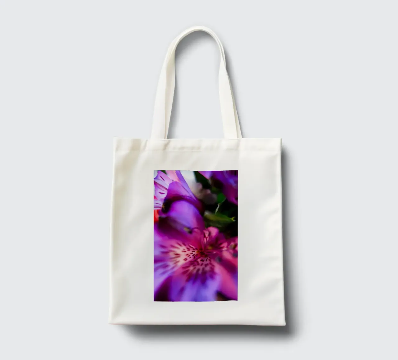 Pink Orchidee borsa in juta da Flo Klein