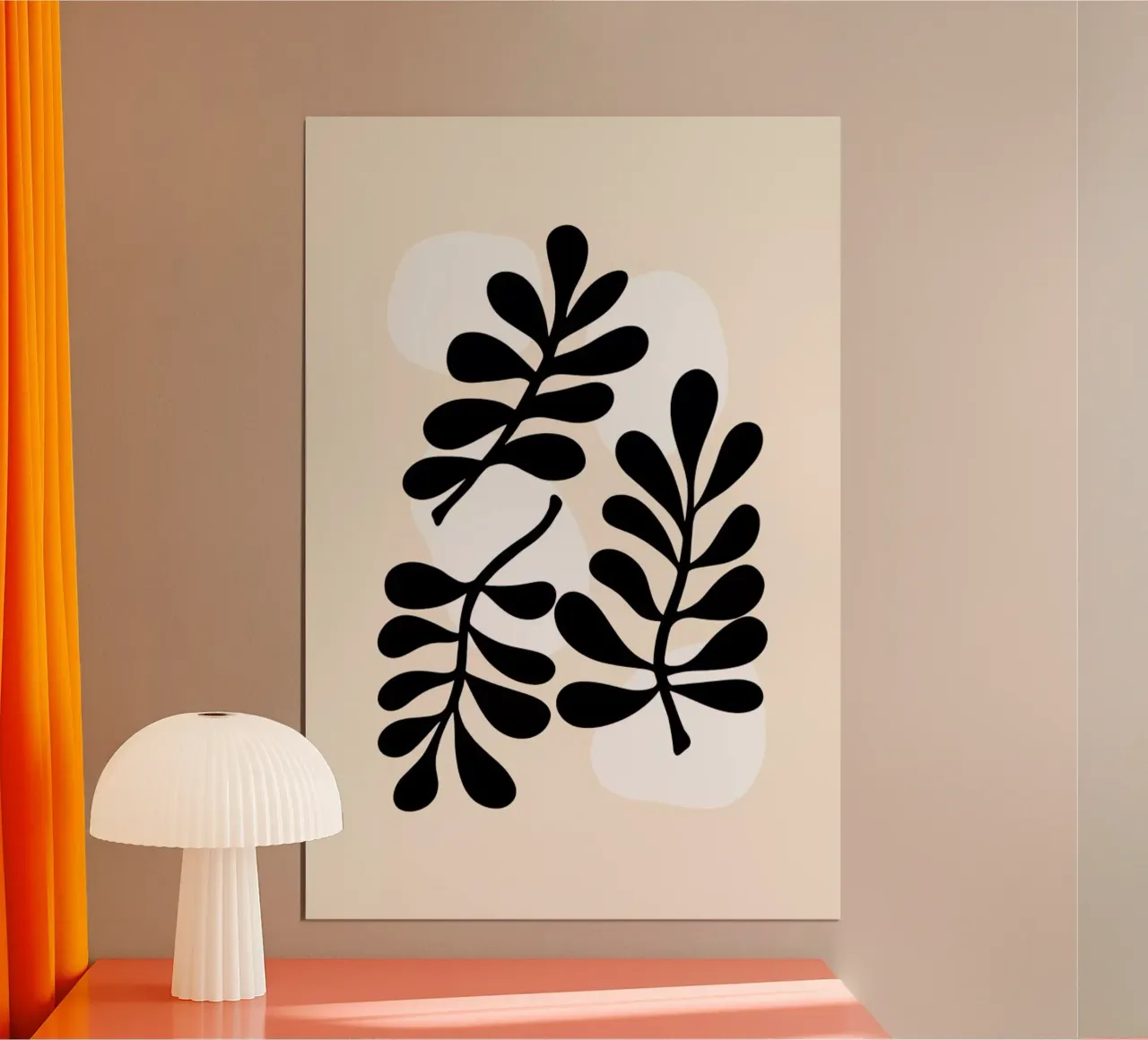 Frond poster con telaio in plastica da Galaxy Eyes