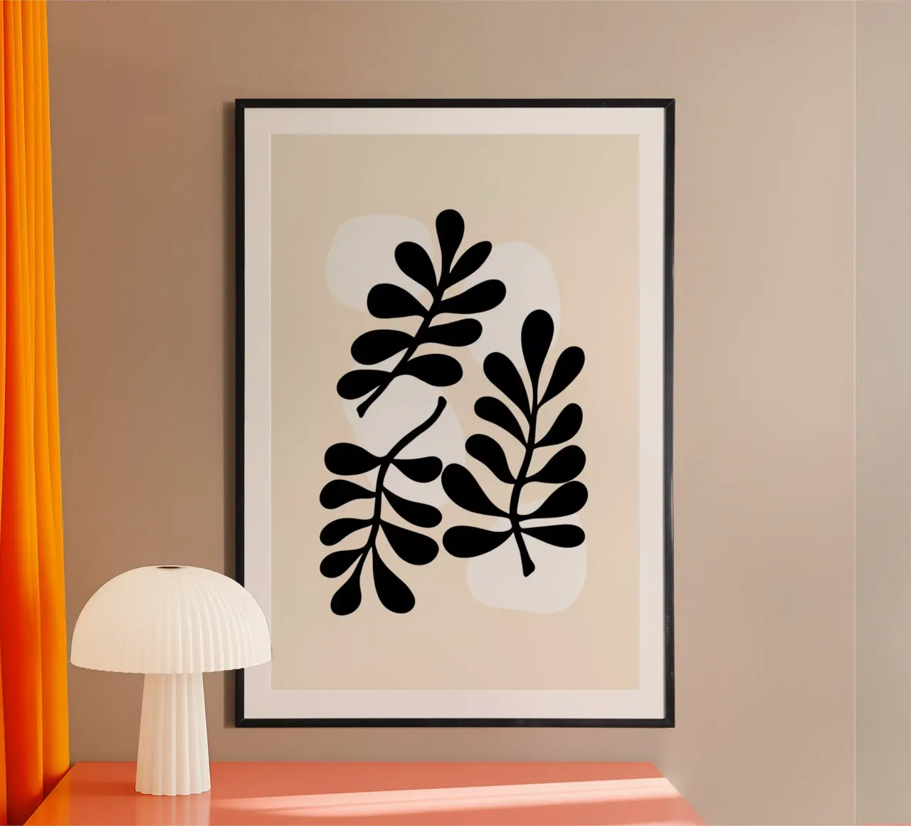 Frond poster con telaio in plastica da Galaxy Eyes
