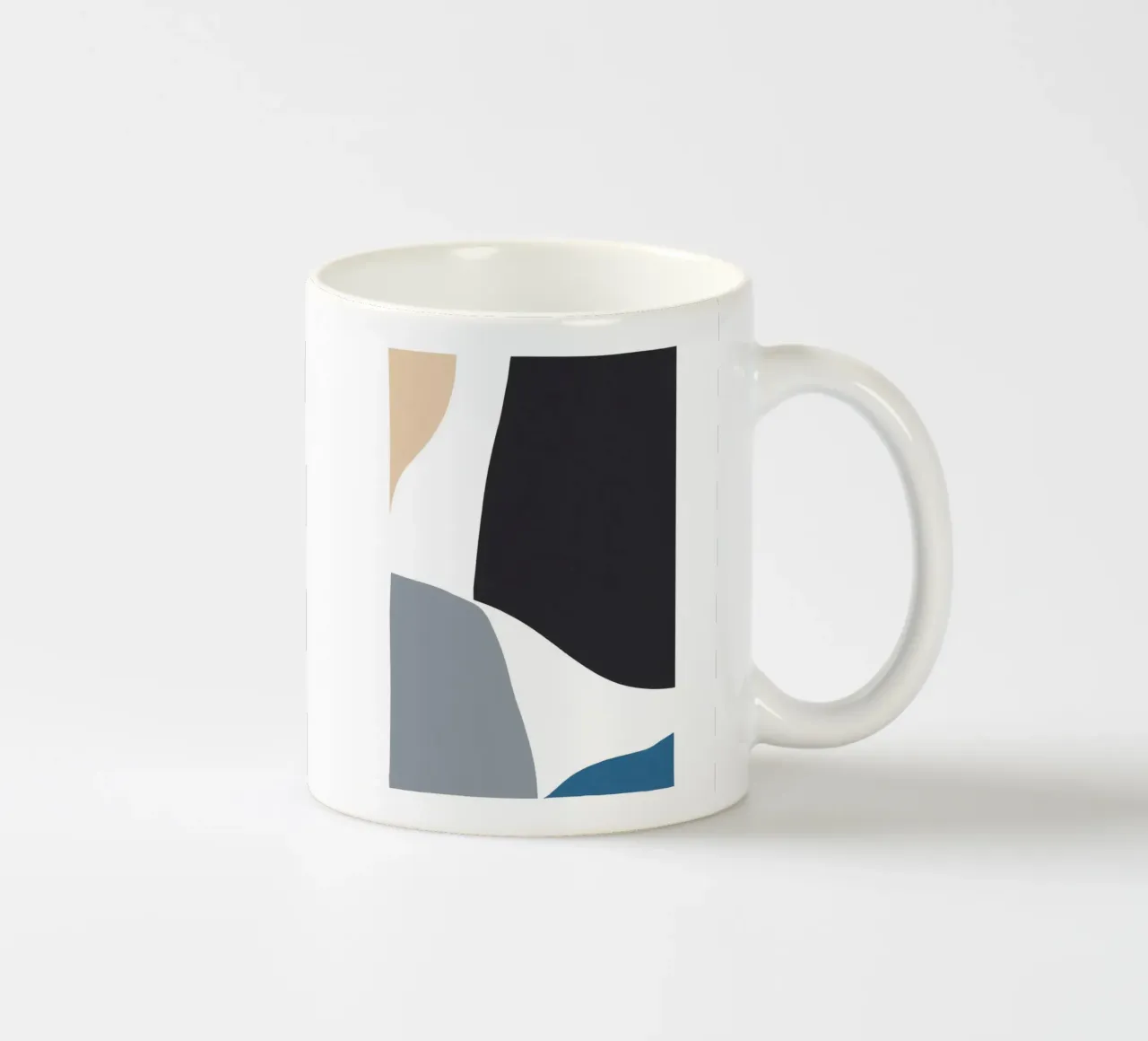 Tagli di carta astratta 2 tazza in ceramica da NouveauPrints