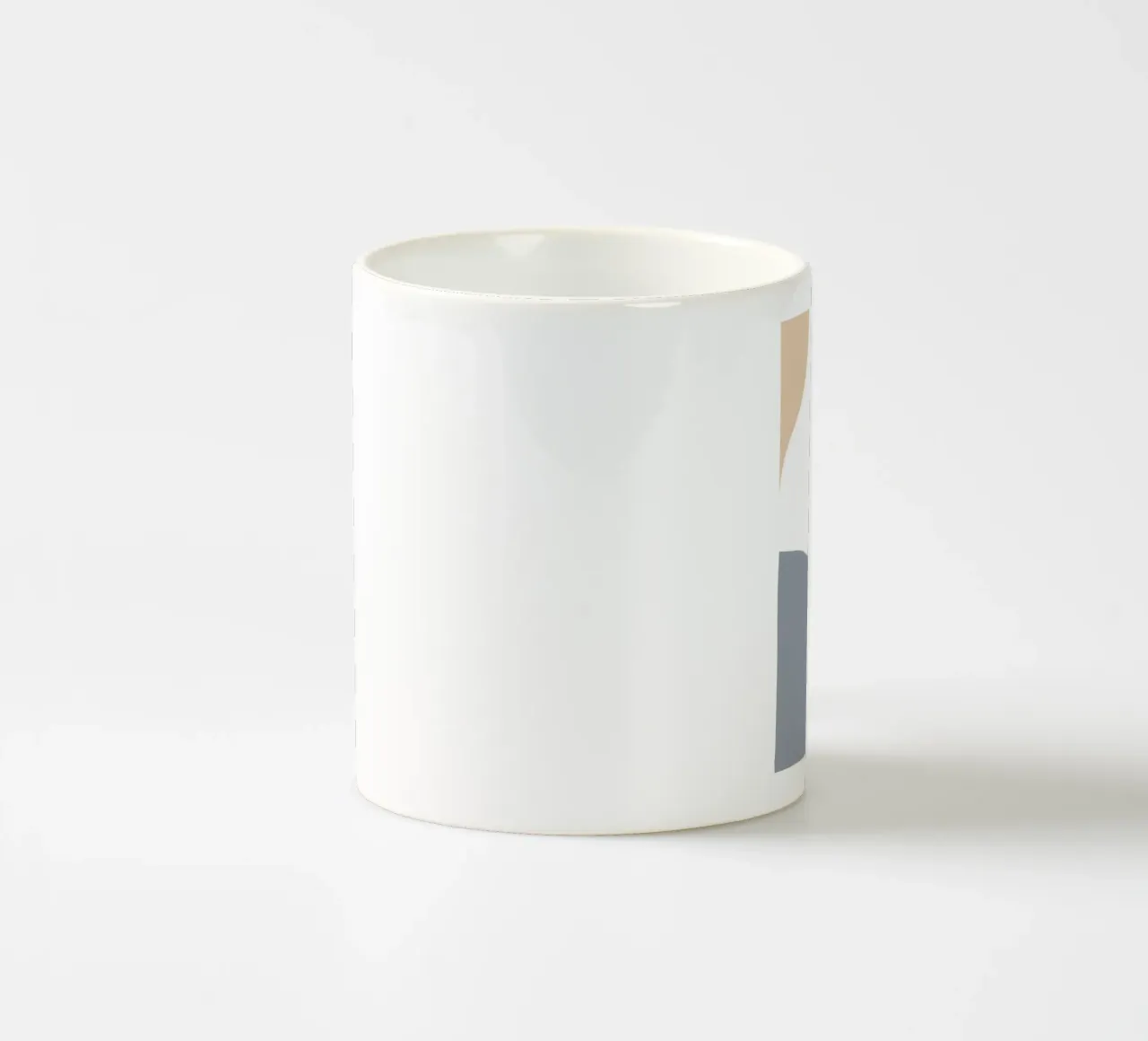 Tagli di carta astratta 2 tazza in ceramica da NouveauPrints