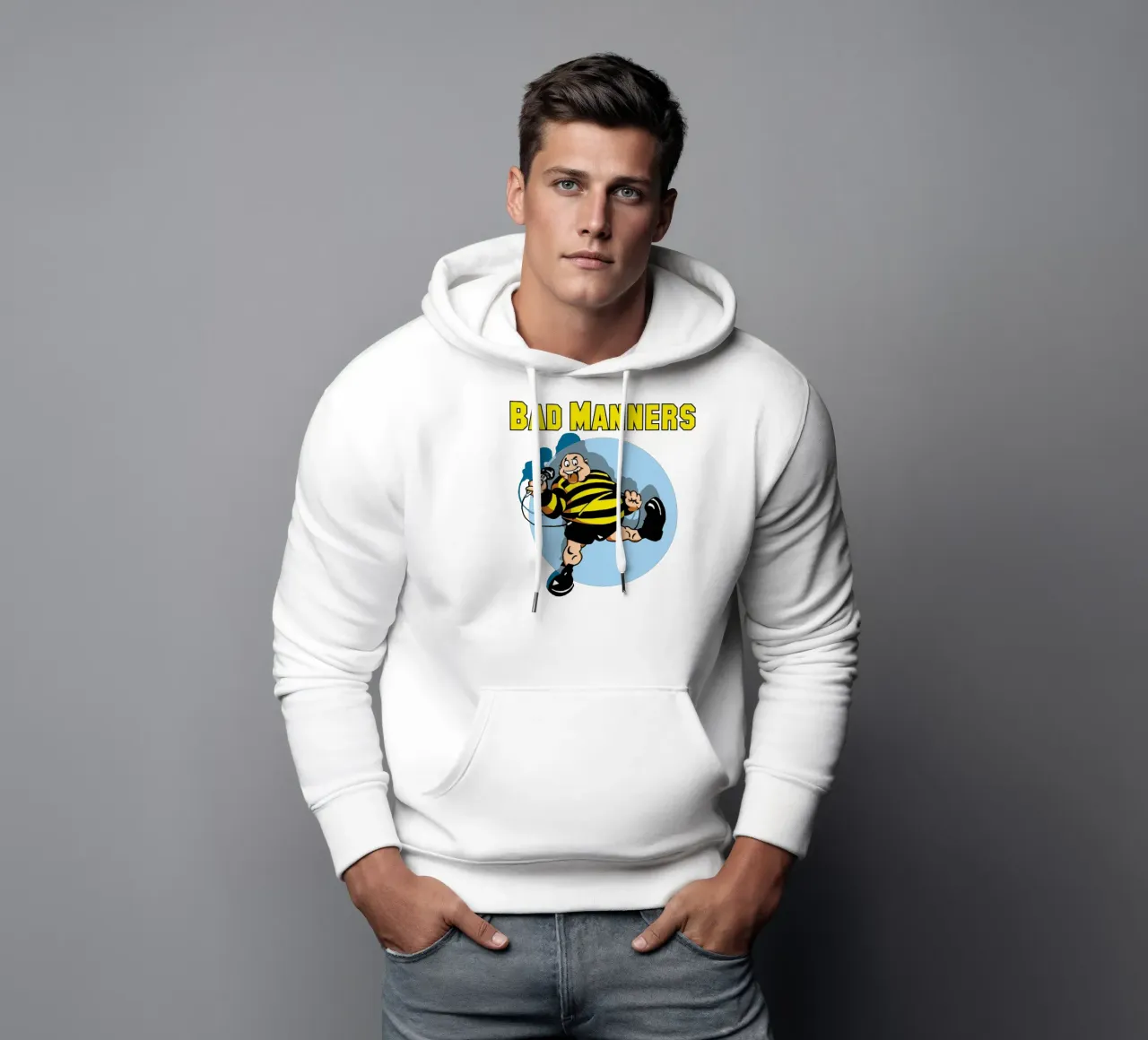 Bad Manners felpa con cappuccio da Rita Thompson Shop