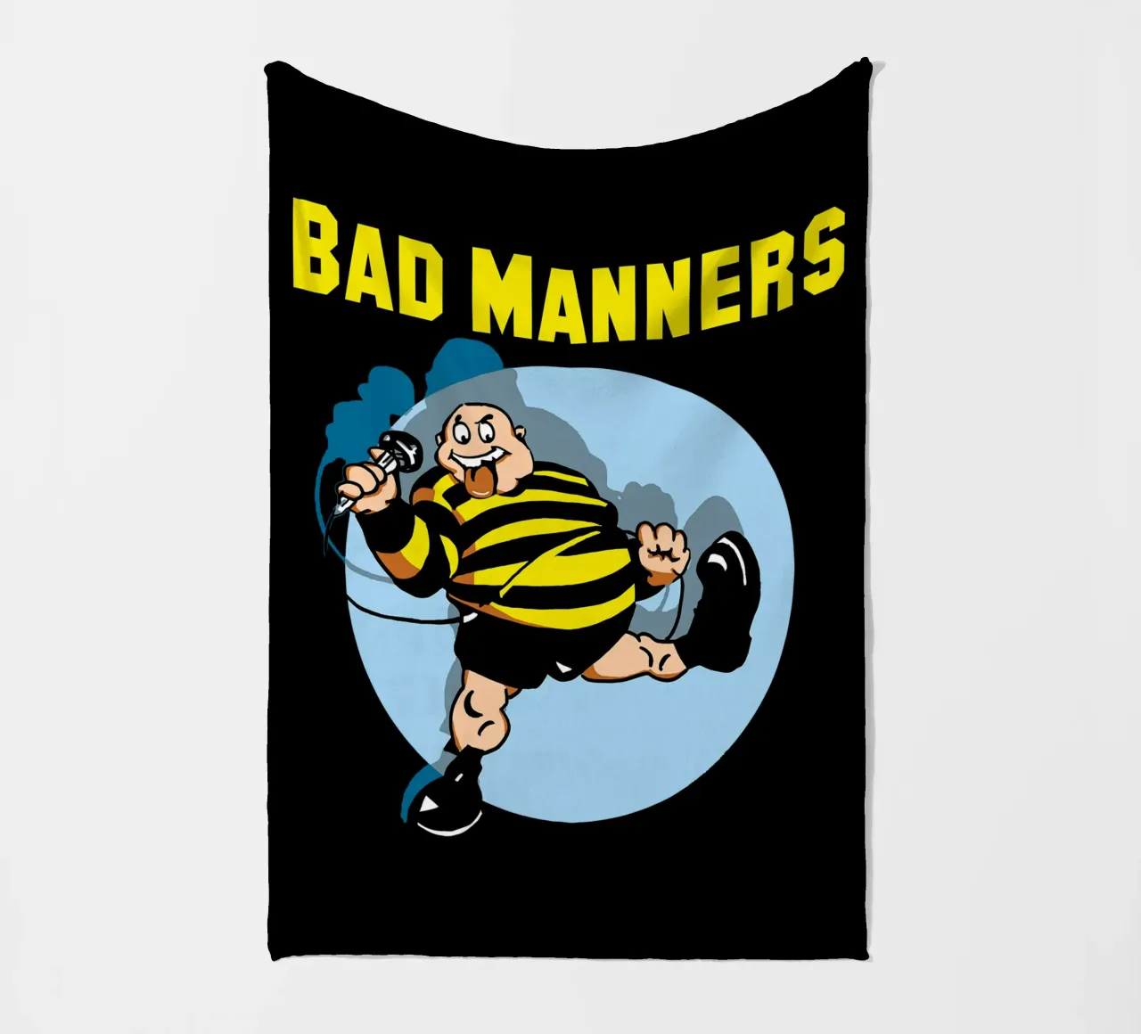 Bad Manners coperta in pile da Rita Thompson Shop