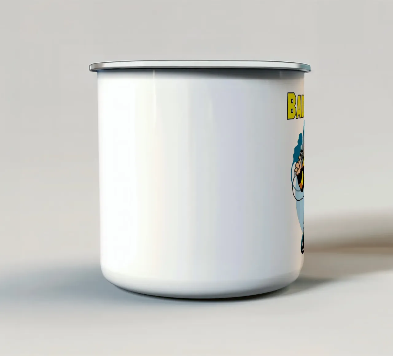 Bad Manners tazza in smalto da Rita Thompson Shop