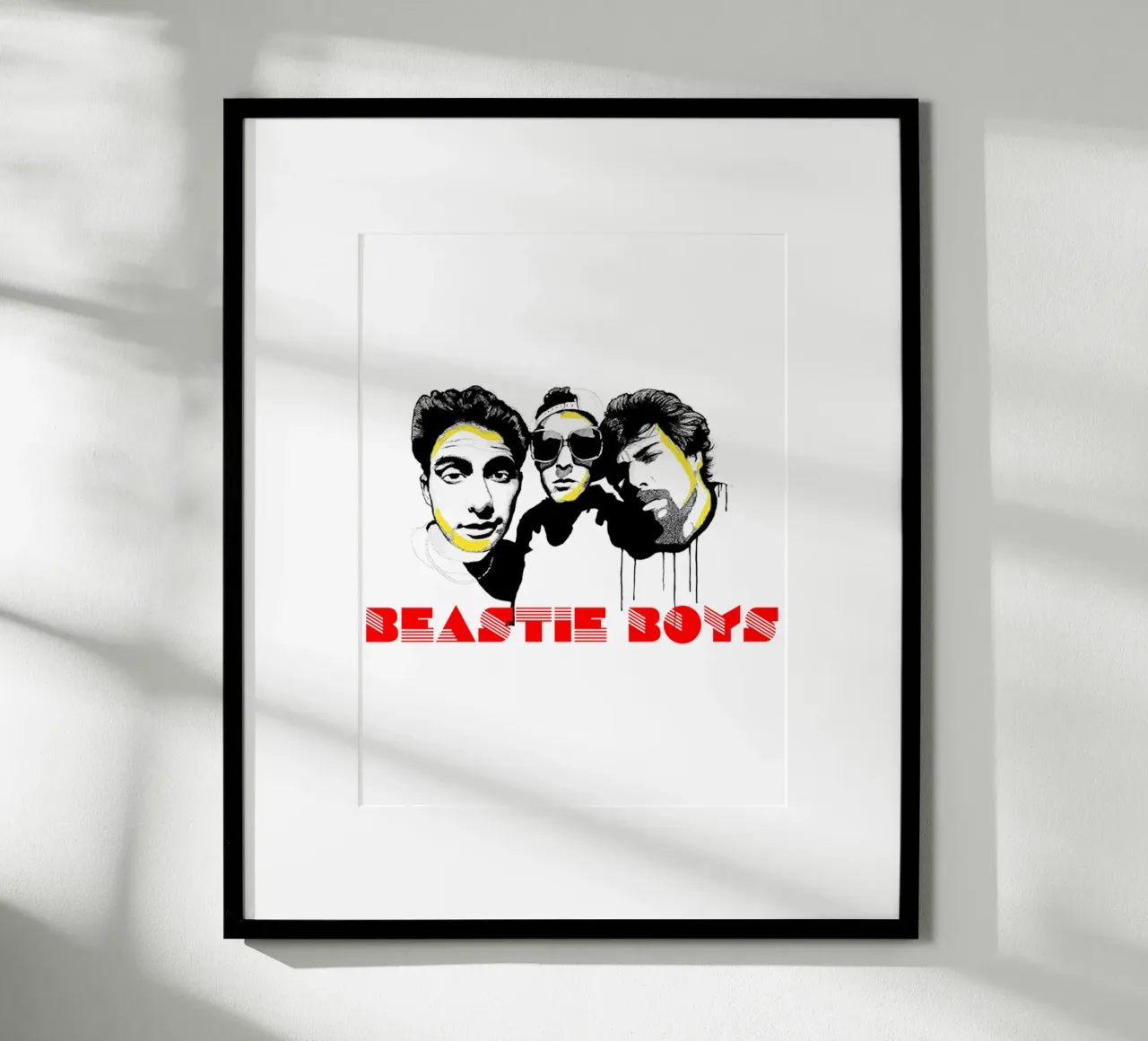 The Beastie Boys poster con telaio in plastica da Rita Thompson Shop