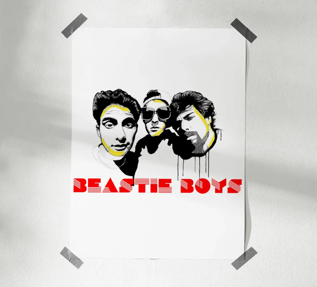 The Beastie Boys poster con telaio in plastica da Rita Thompson Shop