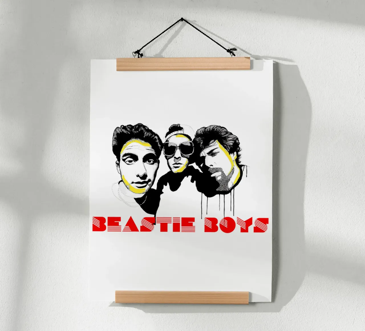 The Beastie Boys poster con telaio in plastica da Rita Thompson Shop